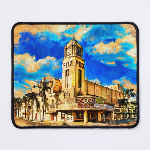 Item preview, Fox Theater in Bakersfield, California - digital painting designed and sold by NickoPrints.