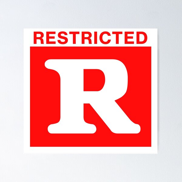 Item preview, Rated R designed and sold by TeeArcade84.