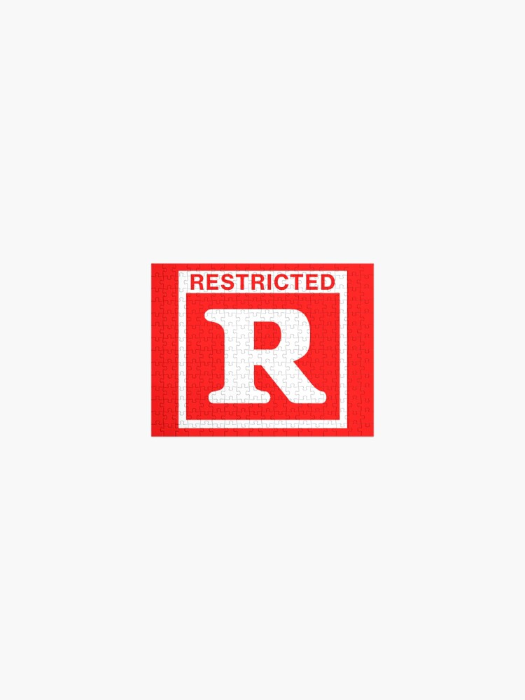 Rated R Sticker for Sale by TeeArcade84