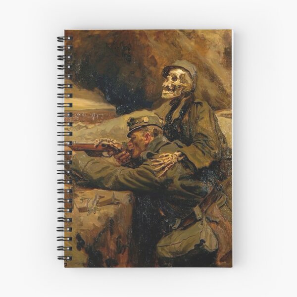 Item preview, Death and the Soldier by Hans Larwin designed and sold by AestheticsXarts.