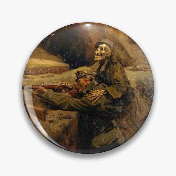 Item preview, Death and the Soldier by Hans Larwin designed and sold by AestheticsXarts.