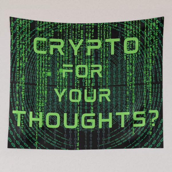 Item preview, Crypto For Your Thoughts? designed and sold by Lylabean22.