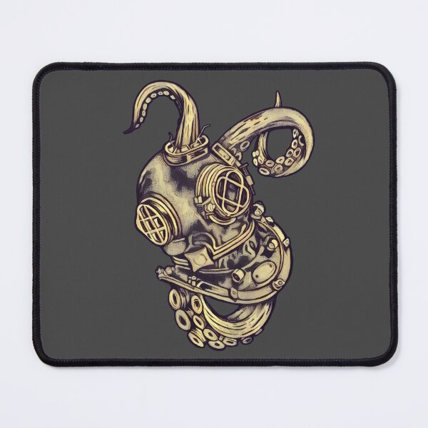 Item preview, Deep Sea Scrap - Tentacled deep sea diver designed and sold by jesseladret.