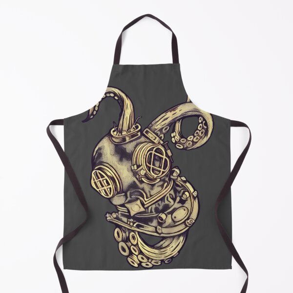 Item preview, Deep Sea Scrap - Tentacled deep sea diver designed and sold by jesseladret.