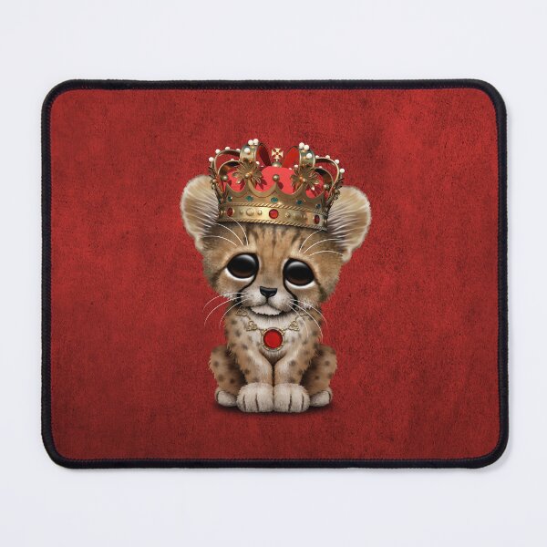 Item preview, Cute Royal Cheetah Wearing Crown designed and sold by JeffBartels.