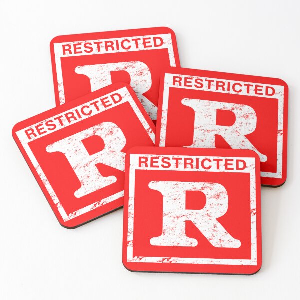 Item preview, Distressed Rated R designed and sold by TeeArcade84.