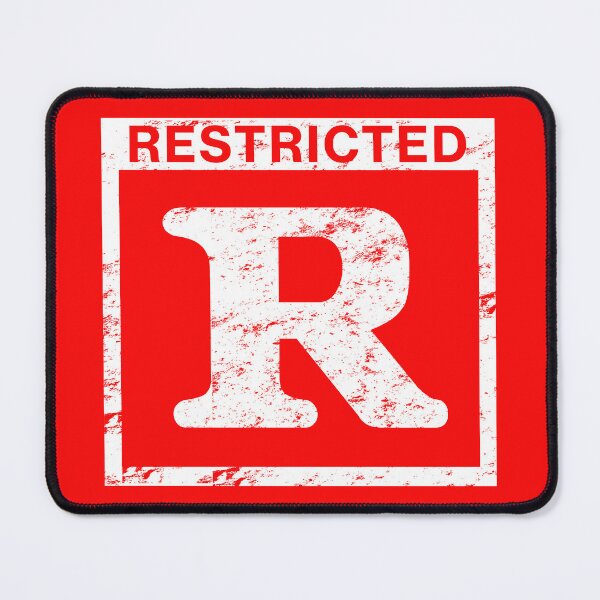 Item preview, Distressed Rated R designed and sold by TeeArcade84.
