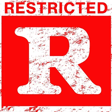 Artwork thumbnail, Distressed Rated R by TeeArcade84