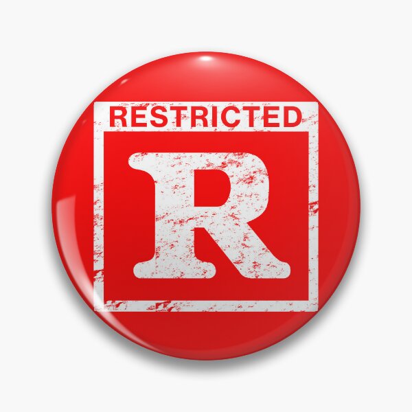 Item preview, Distressed Rated R designed and sold by TeeArcade84.