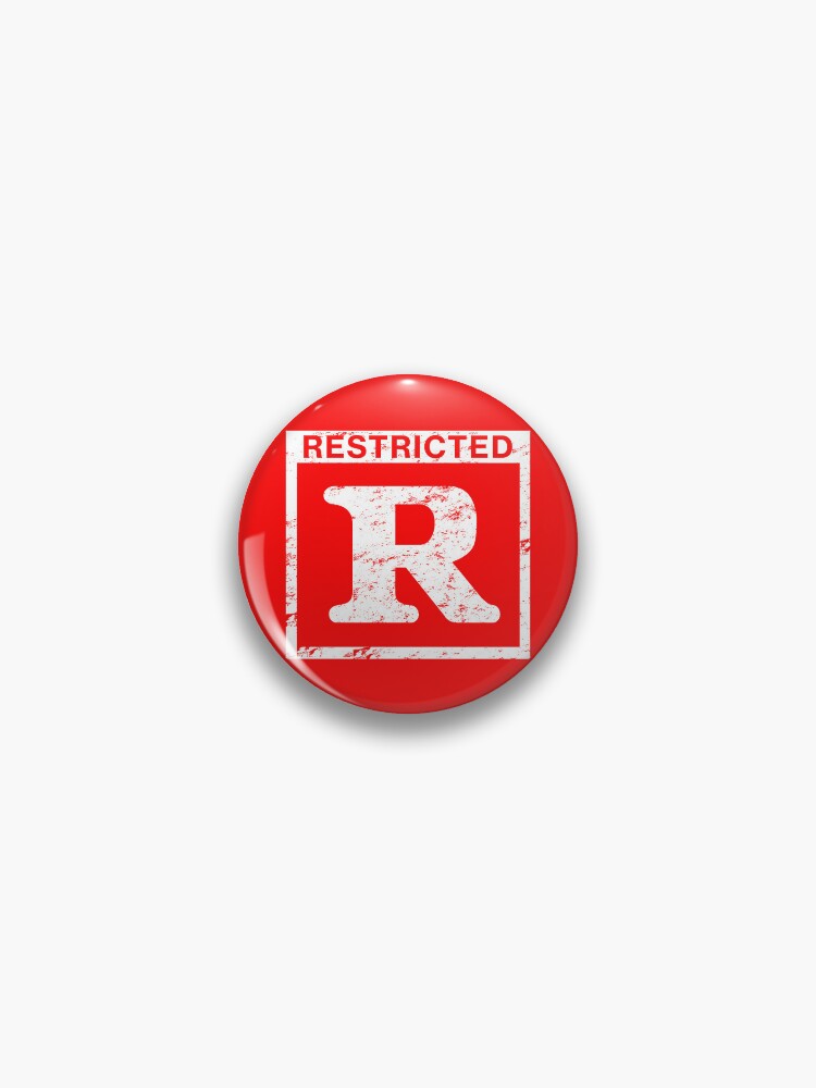 Rated R Sticker for Sale by TeeArcade84