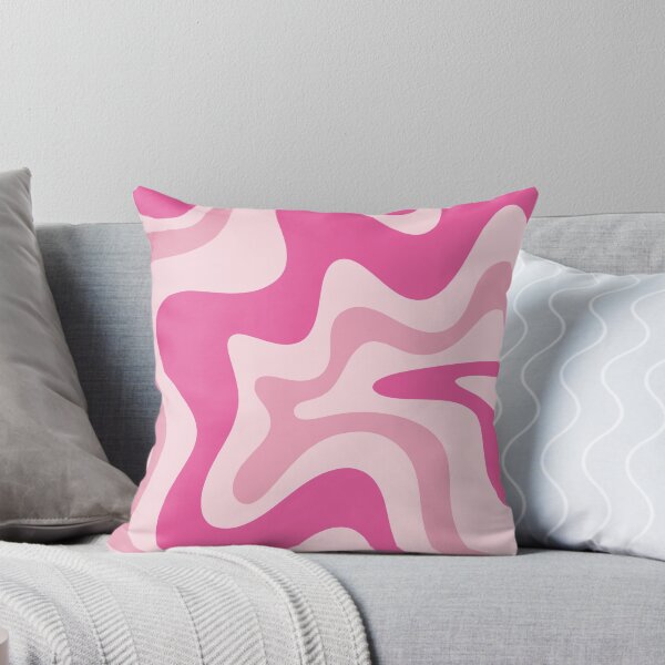 Item preview, Retro Liquid Swirl Abstract Y2K Pattern in Pink designed and sold by kierkegaard.