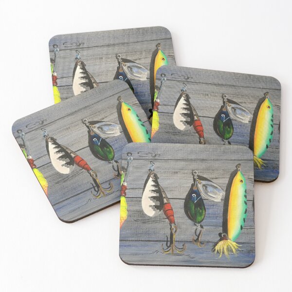 Item preview, Fishing Lures Artwork By Jolene Edwards designed and sold by CurlyClaraBelle.