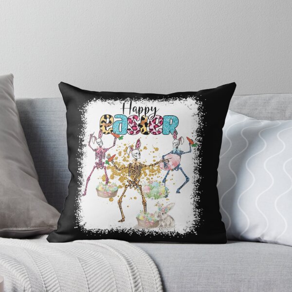 Item preview, Funny Happy Easter Day Dancing Skeleton Bunny easter pjs designed and sold by ecomdesign.