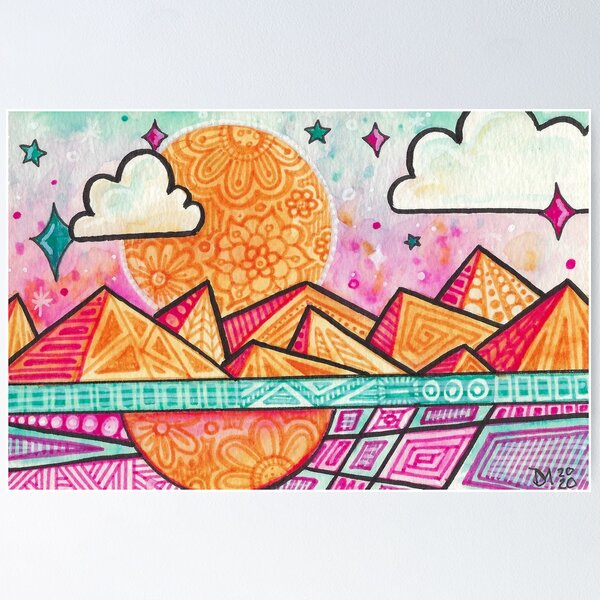 Item preview, Funky Desert Sun designed and sold by LittleDee83.