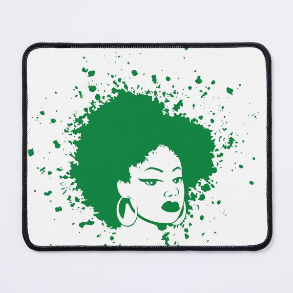 Item preview, Cabello afro en una mujer negra designed and sold by BuddingRosecom.