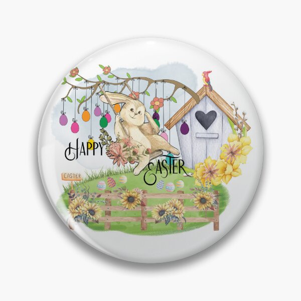 Item preview, Bunny Celebrates Easter Day, Easter Pun designed and sold by amrsam.