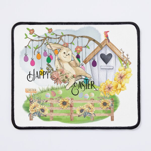 Item preview, Bunny Celebrates Easter Day, Easter Pun designed and sold by amrsam.