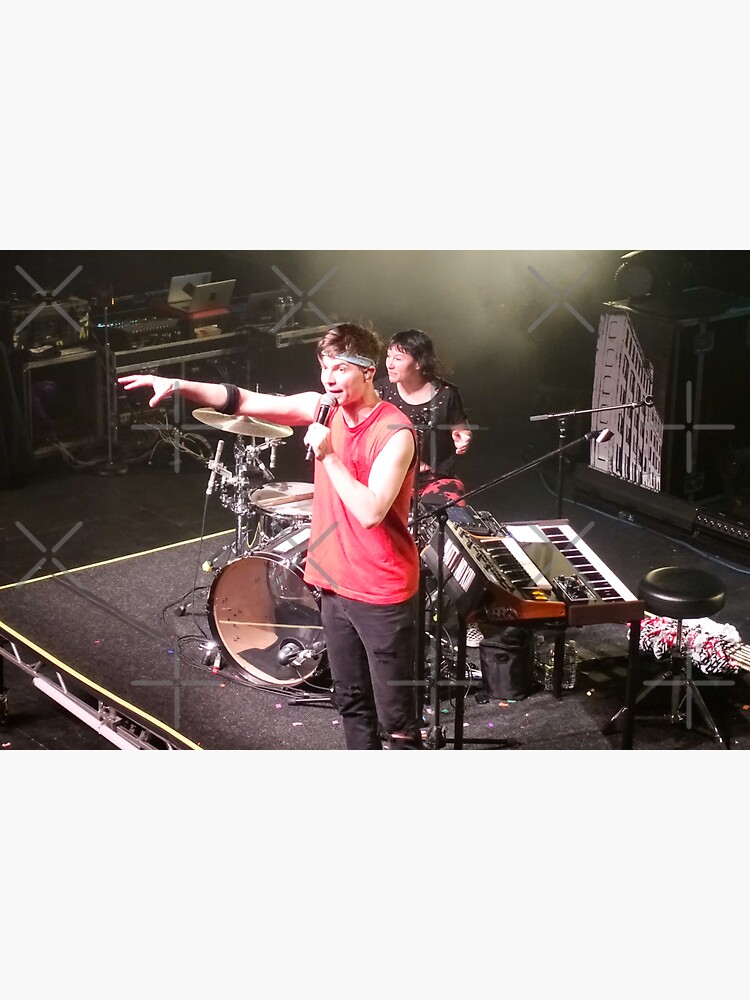 Thumbnail 3 of 3, Sticker, Matt and Kim Concert Photo - 2019 designed and sold by Aperture Science.