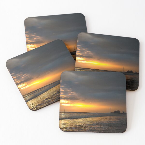 Item preview, January sunrise on the coast of Northumberland designed and sold by Violaman.
