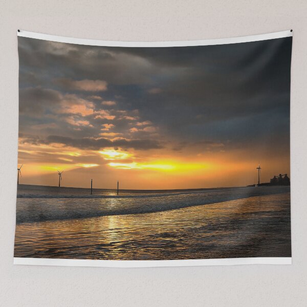 Item preview, January sunrise on the coast of Northumberland designed and sold by Violaman.