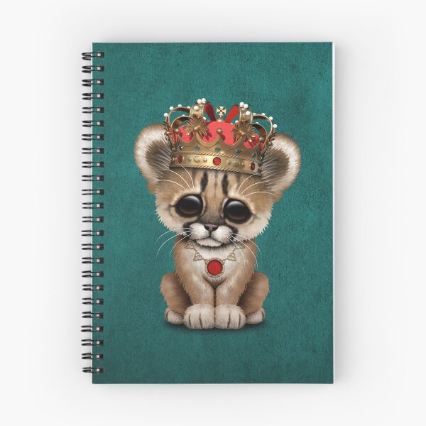 Item preview, Royal Cougar Wearing Crown Blue designed and sold by JeffBartels.