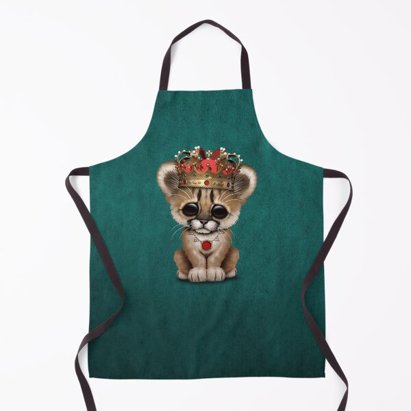 Item preview, Royal Cougar Wearing Crown Blue designed and sold by JeffBartels.