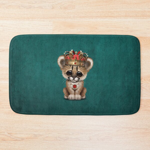 Item preview, Royal Cougar Wearing Crown Blue designed and sold by JeffBartels.