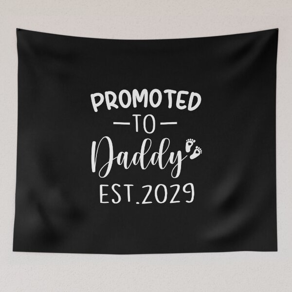 Item preview, gift promoted to daddy est 2029, pregnancy announcement, father's dad, matching Mommy Daddy EST, couples pregnancy announcement  funny sarcastic Rude Offensive saying, designed and sold by joygift369.