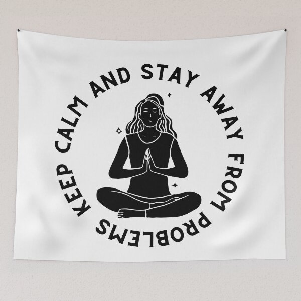 Item preview, Keep Calm And Stay Away From Problems Funny designed and sold by CreacionsMeraki.