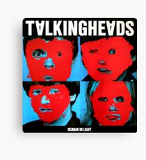 Bleib in Talking Heads Leinwanddruck