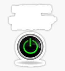 I want to push all your buttons, starting with this one Sticker