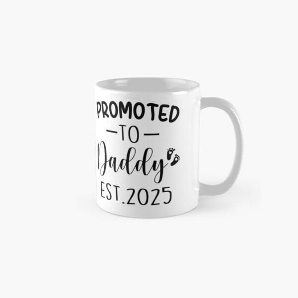 Item preview, gift promoted to daddy est 2025, pregnancy announcement, father's dad, matching Mommy Daddy EST, couples pregnancy announcement  funny sarcastic Rude Offensive saying, designed and sold by joygift369.