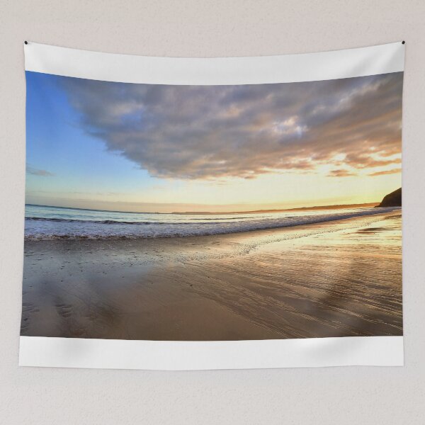 Item preview, Winter Sunrise over Carbis Bay, Cornwall, England, UK designed and sold by VnGphoto.