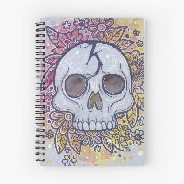 Item preview, Autumn Skull Flowers designed and sold by LittleDee83.