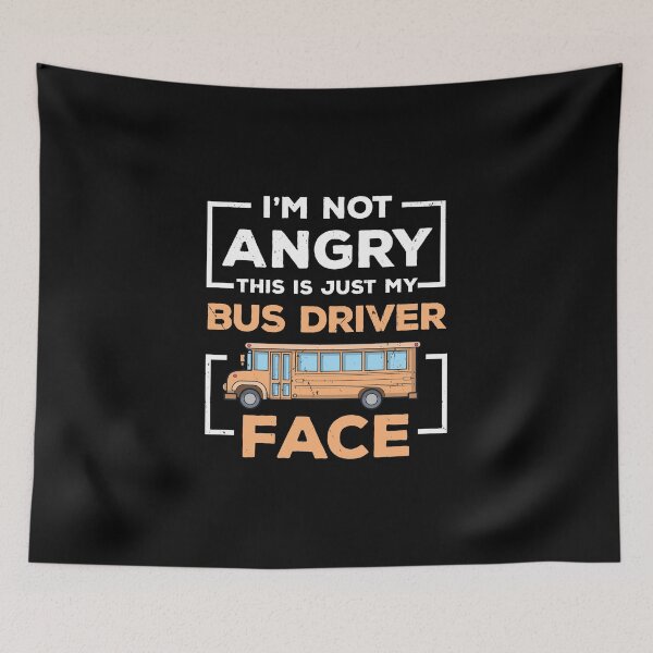 Item preview, This Is My Bus Driver Face Funny Yellow School Bus designed and sold by StrongShirts.