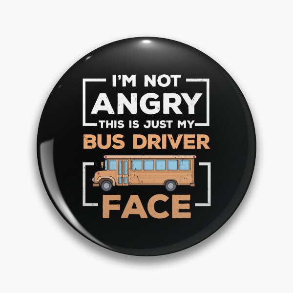 Item preview, This Is My Bus Driver Face Funny Yellow School Bus designed and sold by StrongShirts.