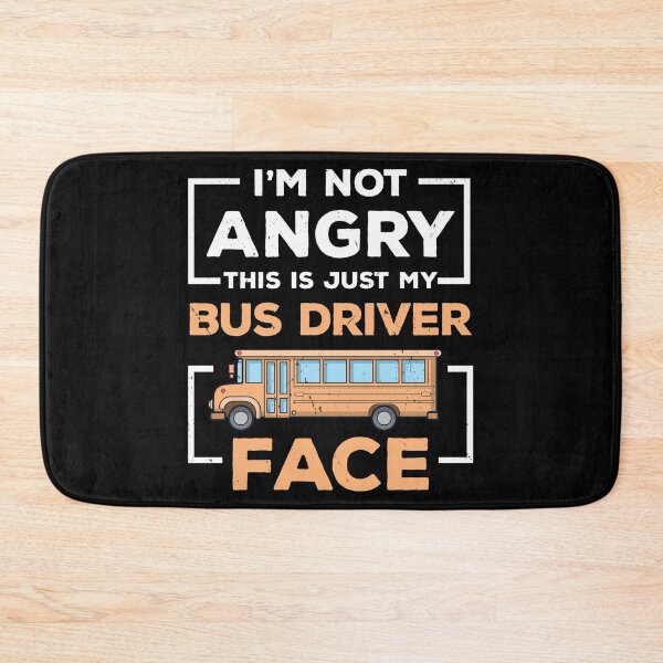 Item preview, This Is My Bus Driver Face Funny Yellow School Bus designed and sold by StrongShirts.