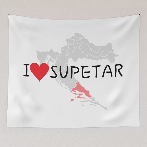 Item preview, "I Love Supetar" designed and sold by MC Art Studio.