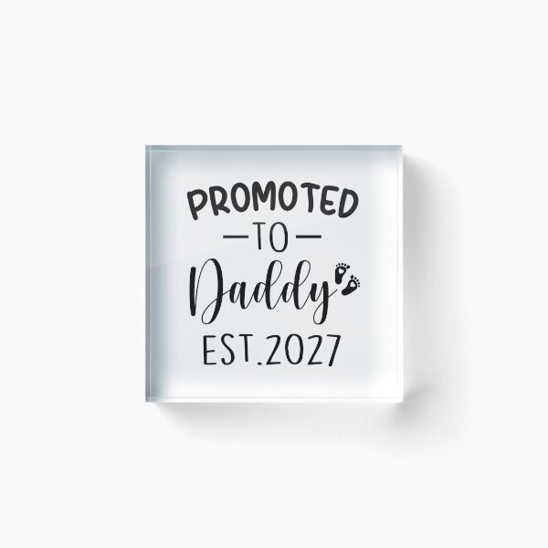 Item preview, gift promoted to daddy est 2027, pregnancy announcement, father's dad, matching Mommy Daddy EST, couples pregnancy announcement  funny sarcastic Rude Offensive saying, designed and sold by joygift369.