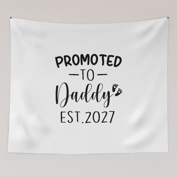 Item preview, gift promoted to daddy est 2027, pregnancy announcement, father's dad, matching Mommy Daddy EST, couples pregnancy announcement  funny sarcastic Rude Offensive saying, designed and sold by joygift369.