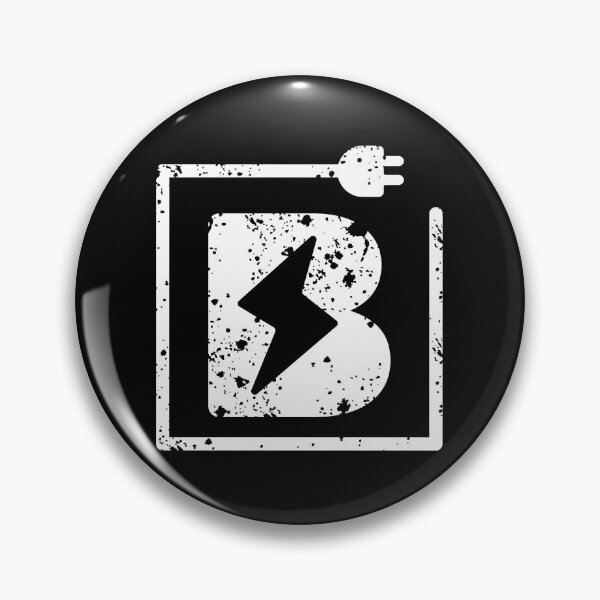 Item preview, Electrical letter B | Electrician or Electrical Engineer name initial B, Electricity art designed and sold by EngineersArt.