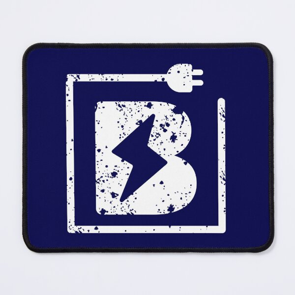 Item preview, Electrical letter B | Electrician or Electrical Engineer name initial B, Electricity art designed and sold by EngineersArt.