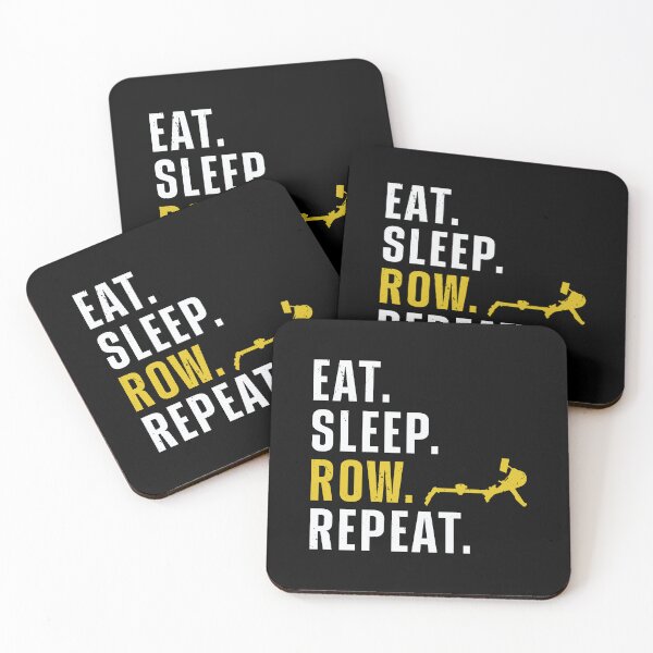 Item preview, Rowing Machine Eat Sleep Row Repeat Ergometer Fitness designed and sold by StrongShirts.