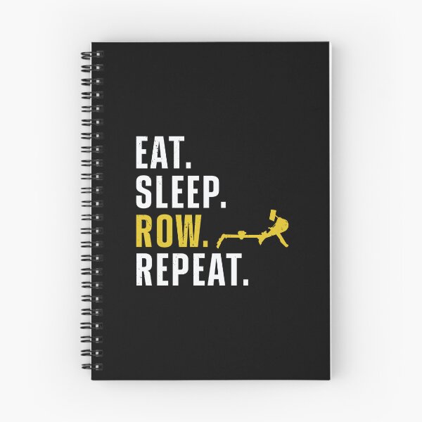 Item preview, Rowing Machine Eat Sleep Row Repeat Ergometer Fitness designed and sold by StrongShirts.