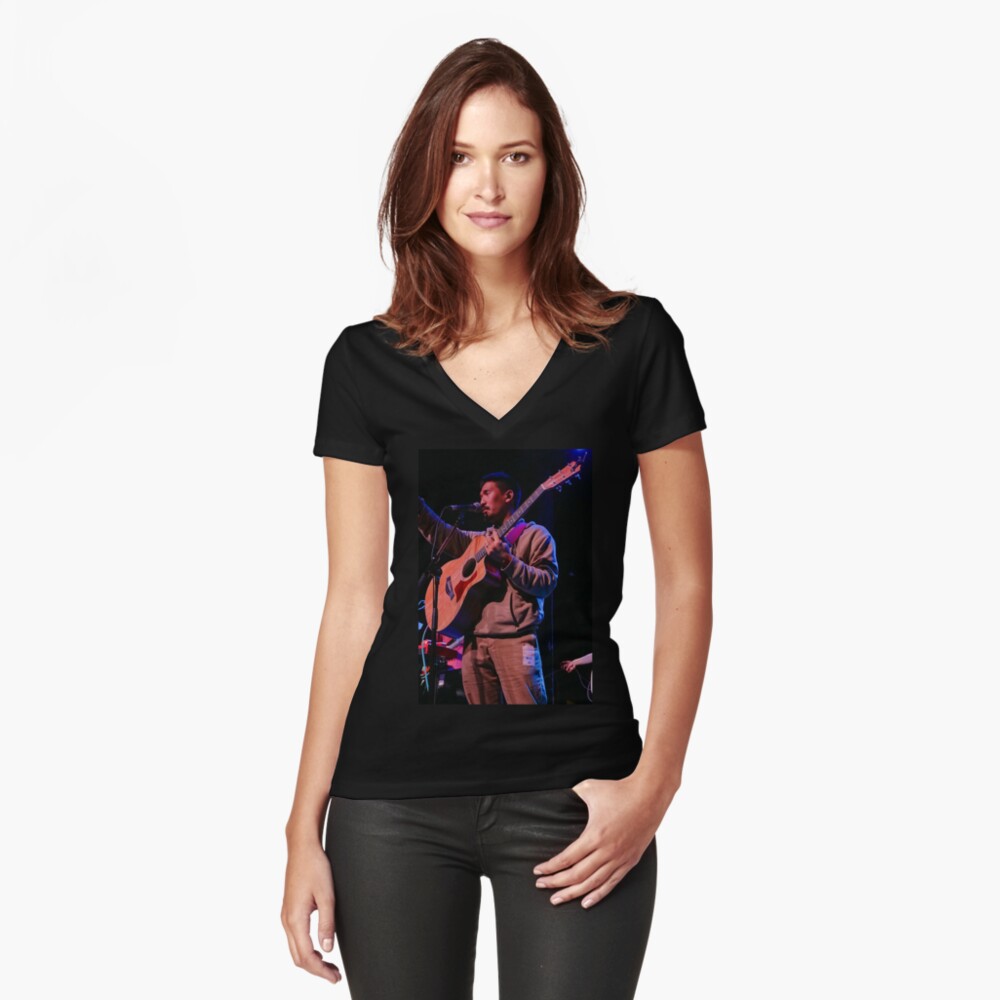 Item preview, Fitted V-Neck T-Shirt designed and sold by FastDraw11.
