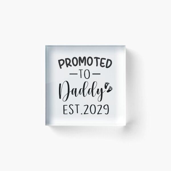 Item preview, gift promoted to daddy est 2029, pregnancy announcement, father's dad, matching Mommy Daddy EST, couples pregnancy announcement  funny sarcastic Rude Offensive saying, designed and sold by joygift369.