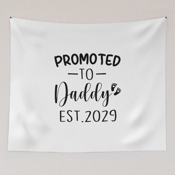 Item preview, gift promoted to daddy est 2029, pregnancy announcement, father's dad, matching Mommy Daddy EST, couples pregnancy announcement  funny sarcastic Rude Offensive saying, designed and sold by joygift369.