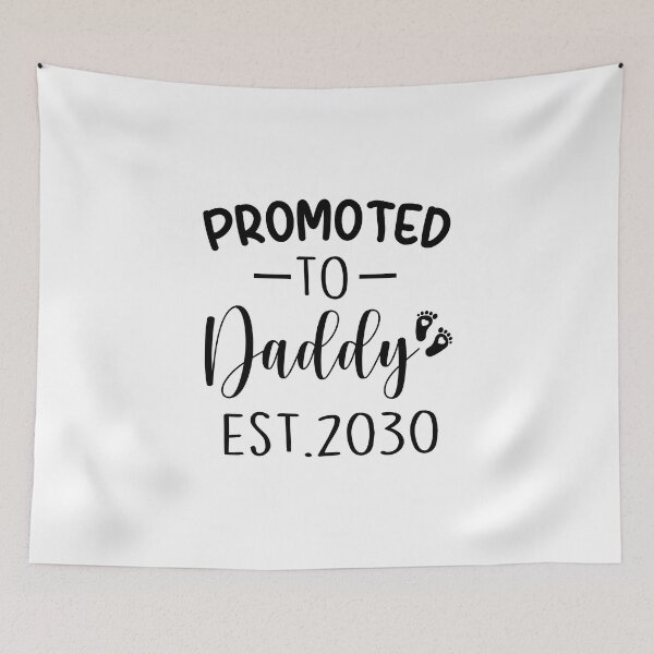 Item preview, gift promoted to daddy est 2030, pregnancy announcement, father's dad, matching Mommy Daddy EST, couples pregnancy announcement  funny sarcastic Rude Offensive saying, designed and sold by joygift369.