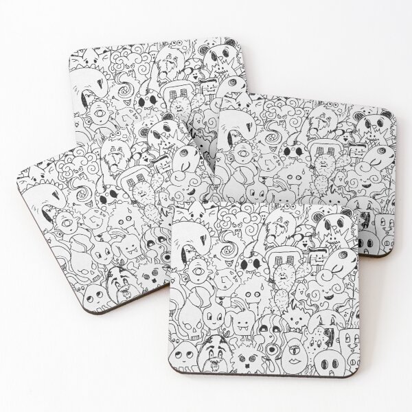 Item preview, Random Sketched Monsters Creatures Artwork by Jolene Edwards designed and sold by CurlyClaraBelle.