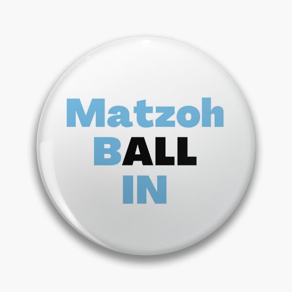 Item preview, Matzoh Ball In light blue designed and sold by NJGDesigns.